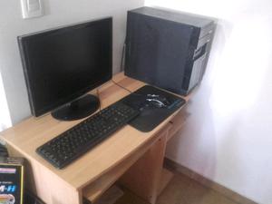 Pc completa + escritorio (Cpu + monitor + teclado+mouse)