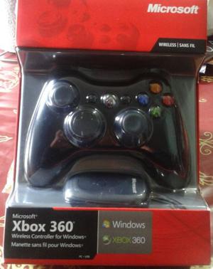 se vende joystick xbox 360 y pc inalambrico