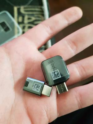 Adaptador usb y ficha c para celulares con carga rapida