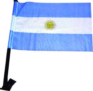 Bandera Para Auto Argentina Mundial  Tela