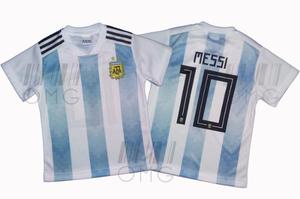 Camiseta De Futbol Argentina Bebe/ Niño Personalizada