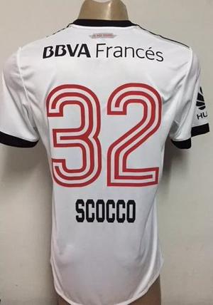 Camiseta River Plate 32 Scocco Tricolor  Ho