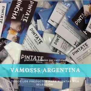 Pinturitas Argentinas Para La Cara. Mundial 