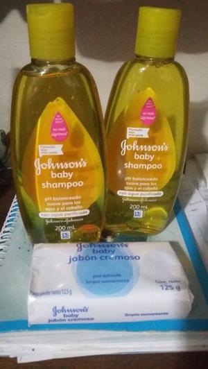 Shampoo + jabón johnsons