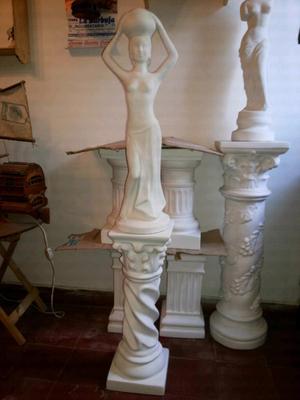 Vendo escultura 60 cm + columna 60 cm
