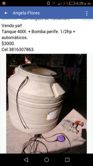 Vendo tanque 400 lts