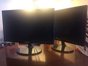 2 Monitores Led Samsung Escritorio