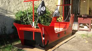 CAMA BARCO PIRATAS