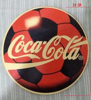 Cartel Pelota Coca Cola (decada cm Plastico Permuto