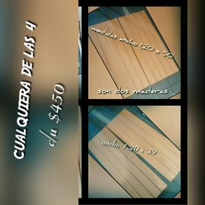 Madera ranurada para local c/u $450