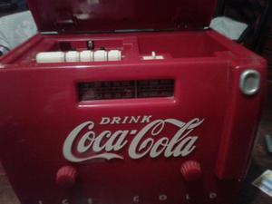 Retro Coca Cola Impecable Radio Pasa Cassette Impecable