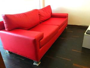 Sillon Ecocuero 3 cuerpos (excelente estado)