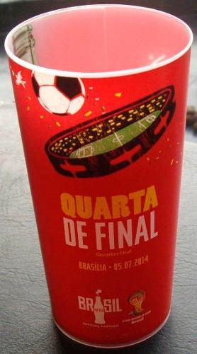 Vasos Coca Cola Mundial Brasil  - Cuartos De Final