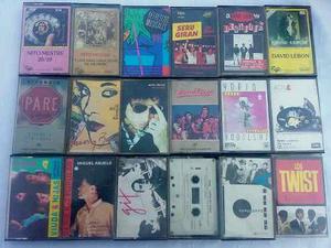 Gran Lote Cassettes Rock Nacional Y Otros Originales Excelen