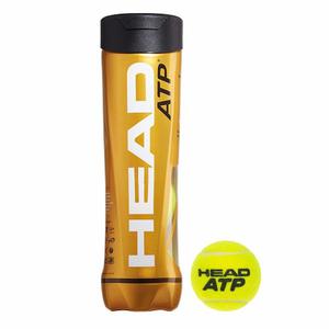 Pelotas Tenis Head Atp Gold Tubo X 3 Pelotitas Padel Tennis