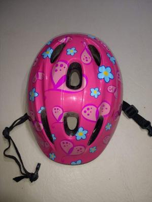 Vendo casco para bicicleta para niña Vairo Flower- usado en