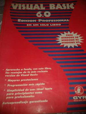 Visual Basic 6.0 Edicion Profesional