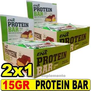 2 Cajas 32 Barras Protein Bar Ena Lemon Pie 46 Gr C/u Barras