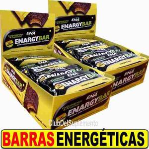 4 Cajas: 64 Barras Energy Bar Ena Banana 46 Grs C/u Barras