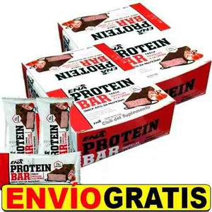 4 Cajas 64 Barras Protein Bar Ena Frutilla 46 Grs C/u Barras