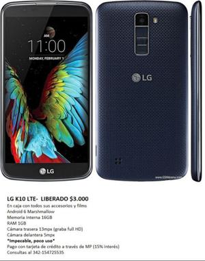LG K10 LTE- LIBERADO $