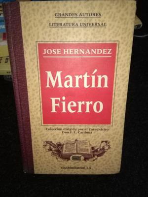 Martín Fierro - José Hernandez Tapa Dura Edición Íntegra