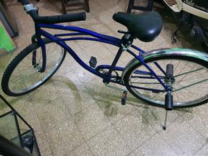 Bicicleta playera azul