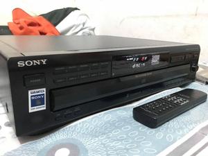 COMPACTERA SONY 5CD CDP CE315, C/CONTROL REM, IMPECABLE !!!