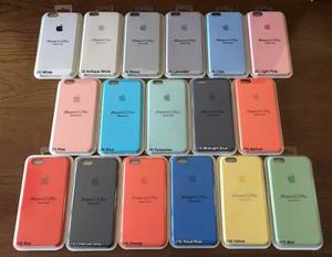 Fundas Silicona Iphone 6-6s+-+. Stock Disponible.