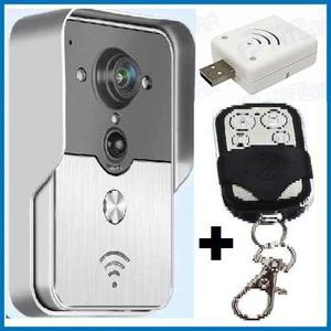 Portero Wifi Timbre Inalambrico Video Camara + Control Remo