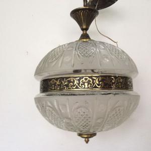lampara antigua 2 portalamparas