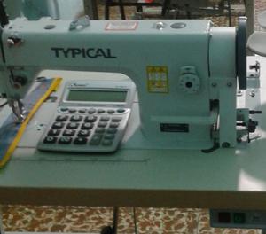 máquina de coser triple arrastre sin usar