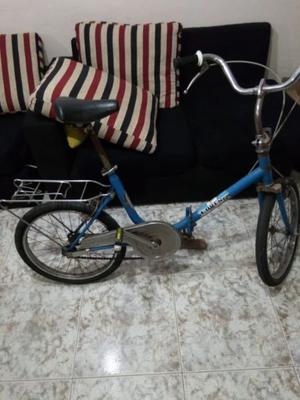 Bicicleta antigua plegable
