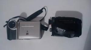 Camara Sony Handycam + Camara Sharp Viewcam + Estuche