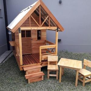 Casa de madera para niños