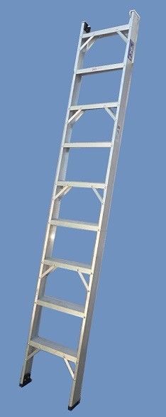 Escalera Aluminio Reforzada 1 Hoja Altura 2.70 mts 9