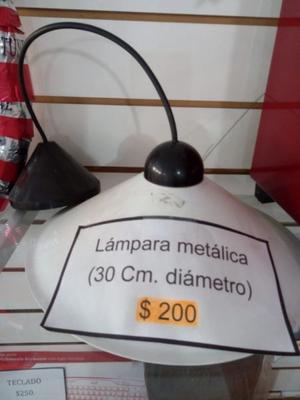 LAMPARA METÁLICA DE TECHO