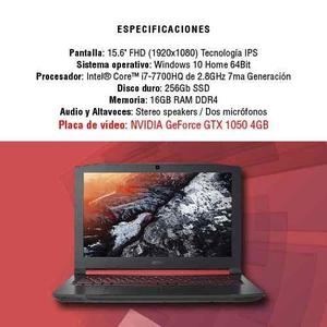 Notebook Gamer Acer Nitro 5 I7hq 16gb 256ssd Gtx gb