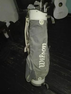 PALOS DE GOLF JUEGO DE 7 CON SU BOLSA WILSON