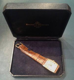 Reloj Pulsera Hombre Oro 18 K Macizo Baume & Mercier Geneve