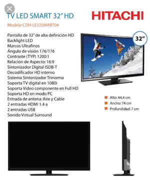 TV LED SMART HITACHI '32 HD