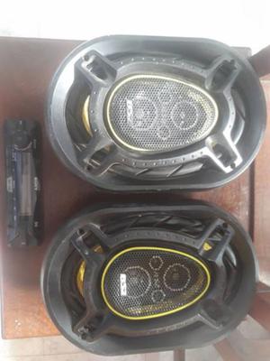 parlantes b52 y esterio sony xplod