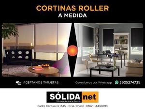 Cortinas Roller Black Out Enrollables 100% Oscuridad Calidad