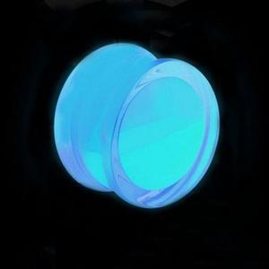 Expansor Túnel Plug Brilla En La Oscuridad Piercing 14mm