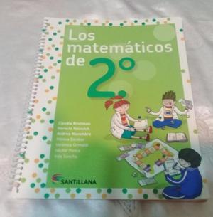 LIBRO LOS MATEMATICOS DE 2 SANTILLANA EDICION 