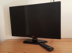 Lg Tv Monitor Led 24 Hd Tda Hdmi Vga Impecable Igual Nuevo!