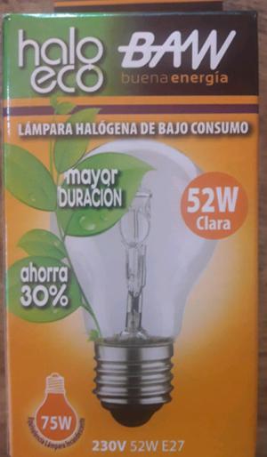 Lámparas halogena bajo consumo