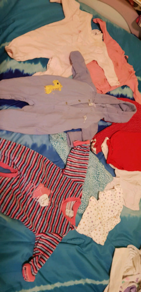Lote ropa de nena de 3 a 6 meses