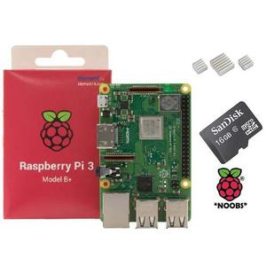 Nuevo Raspberry Pi 3 B+ Plus +sd 16gb Noobs +disip