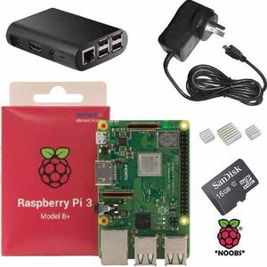 Nuevo Raspberry Pi 3 B+ Plus +sd16 Noobs +case +fuente +dis